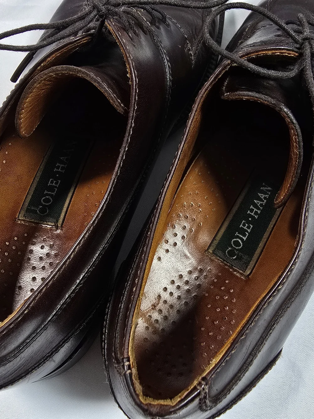 Cole Haan Men’s Brown Leather Dress Shoes